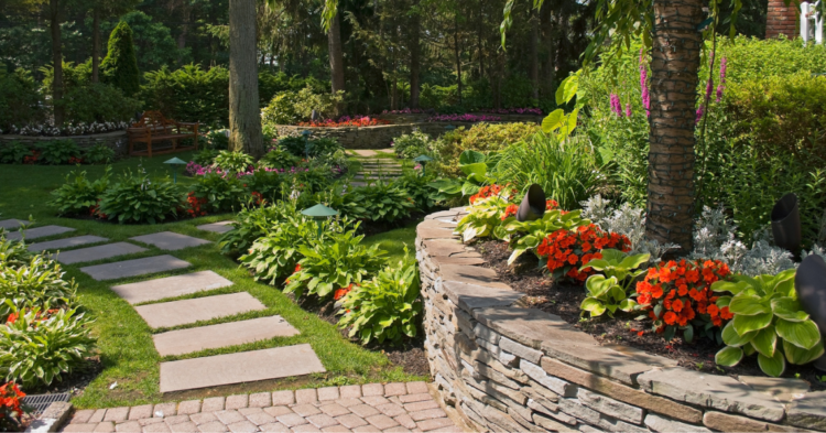 A Retaining Wall can Boost Curb Appeal